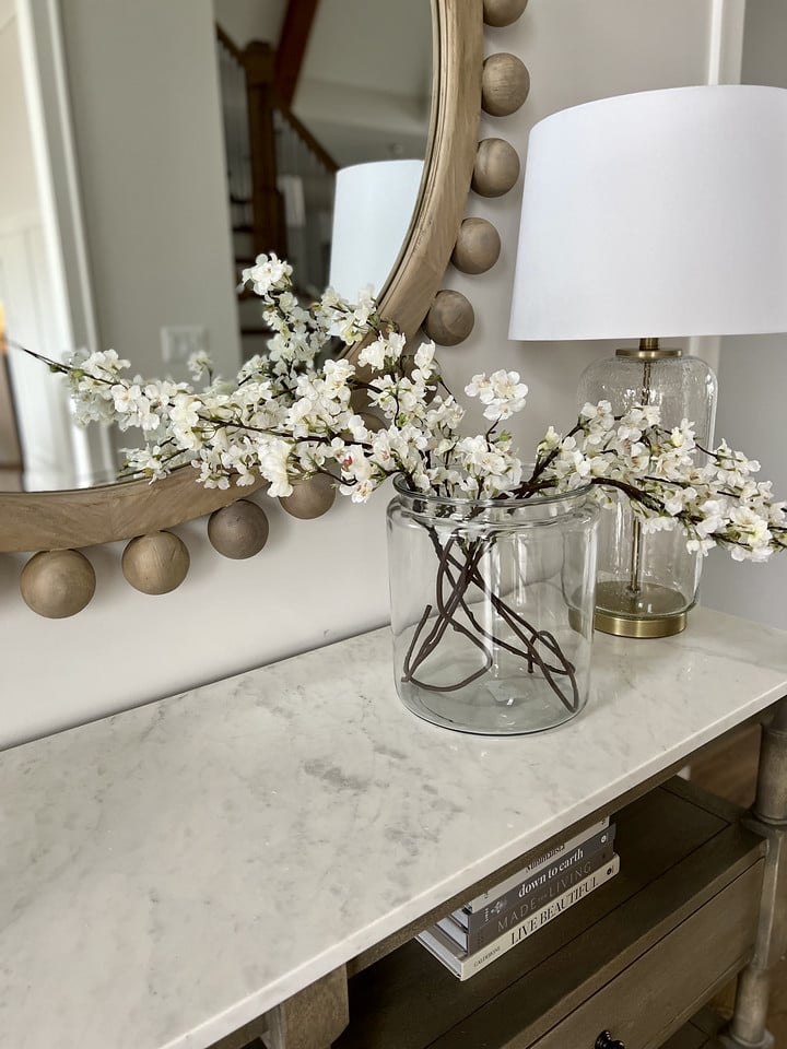 white cherry blossoms