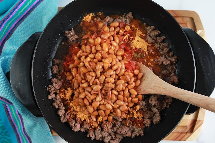 Making Taco Meat