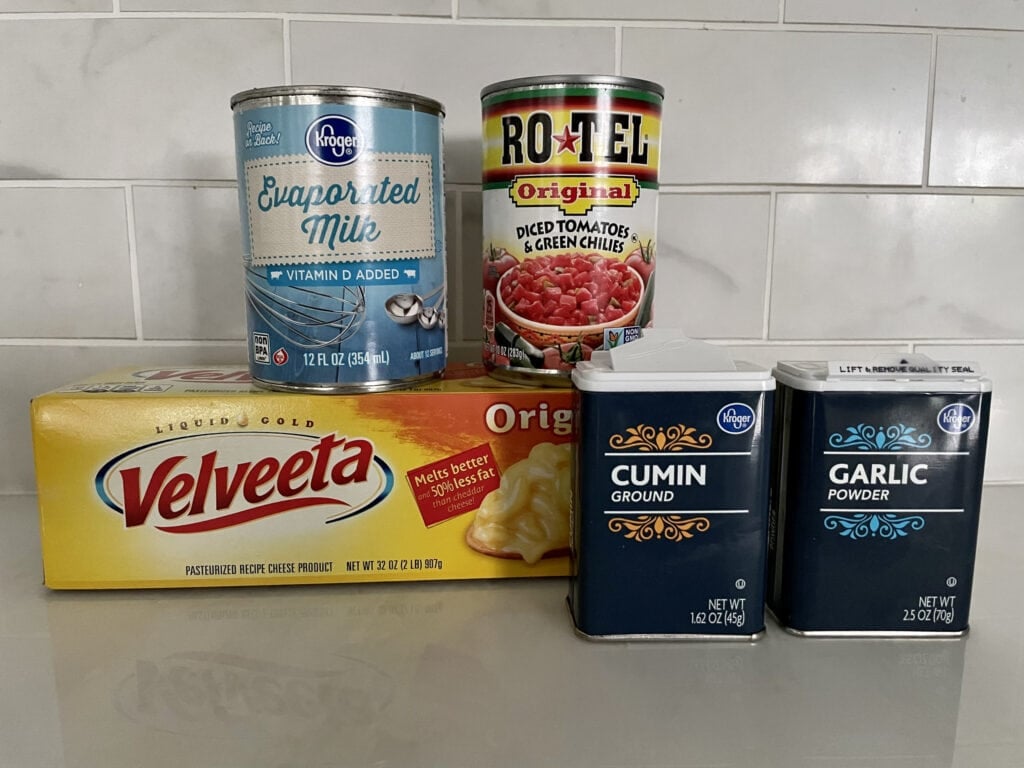 Velveeta Cheese Dip Ingredients
