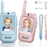 kids video walkie talkie set 2 pack yussbcu