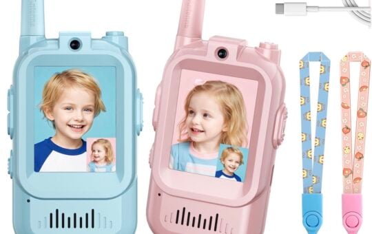 kids video walkie talkie set 2 pack yussbcu