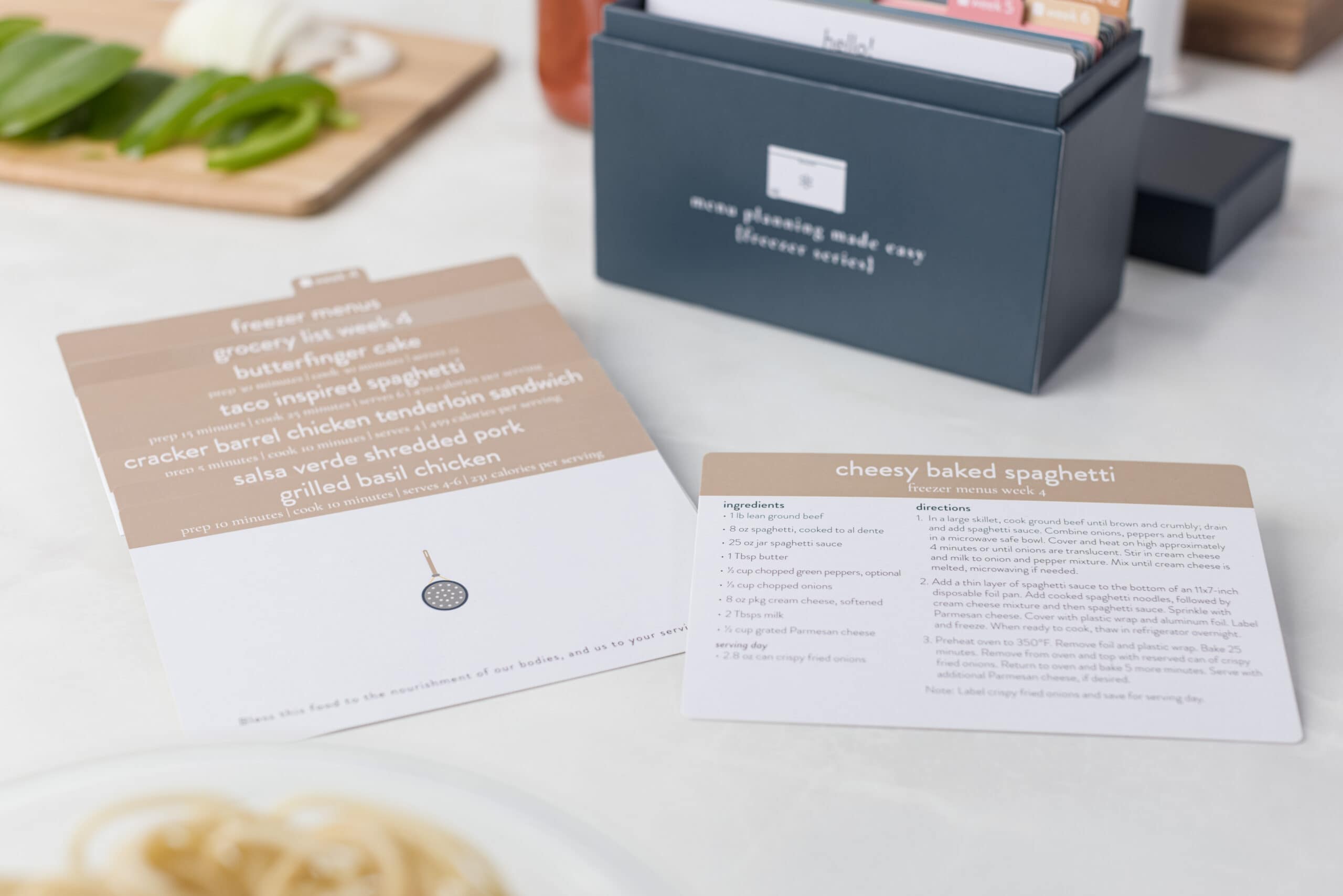 2021 Freezer Menu Plan Week 4 Recipes