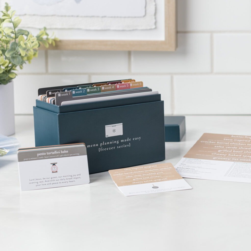 2021 Freezer Box open with cards on counter