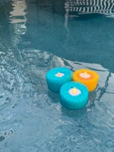 DIY Floating Pool Lights