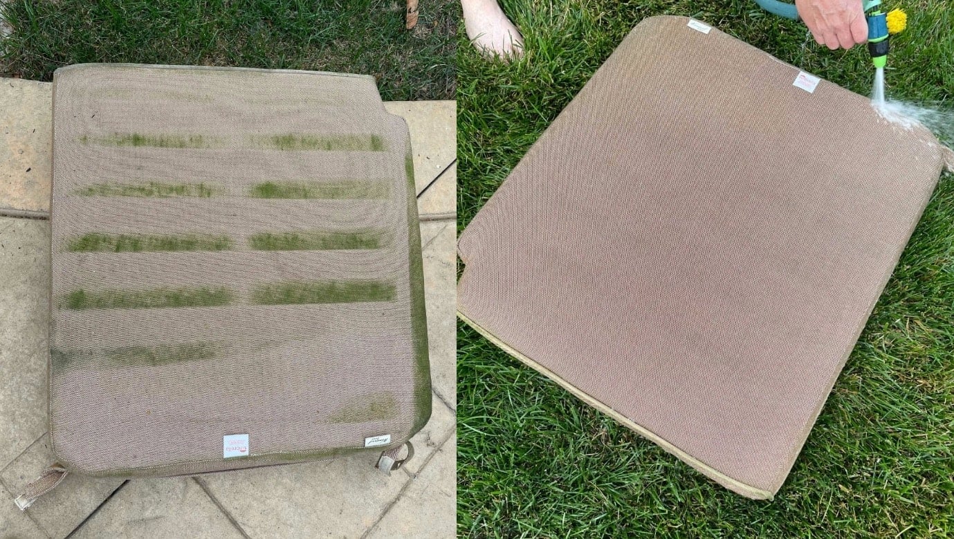 patio cushions before and after 