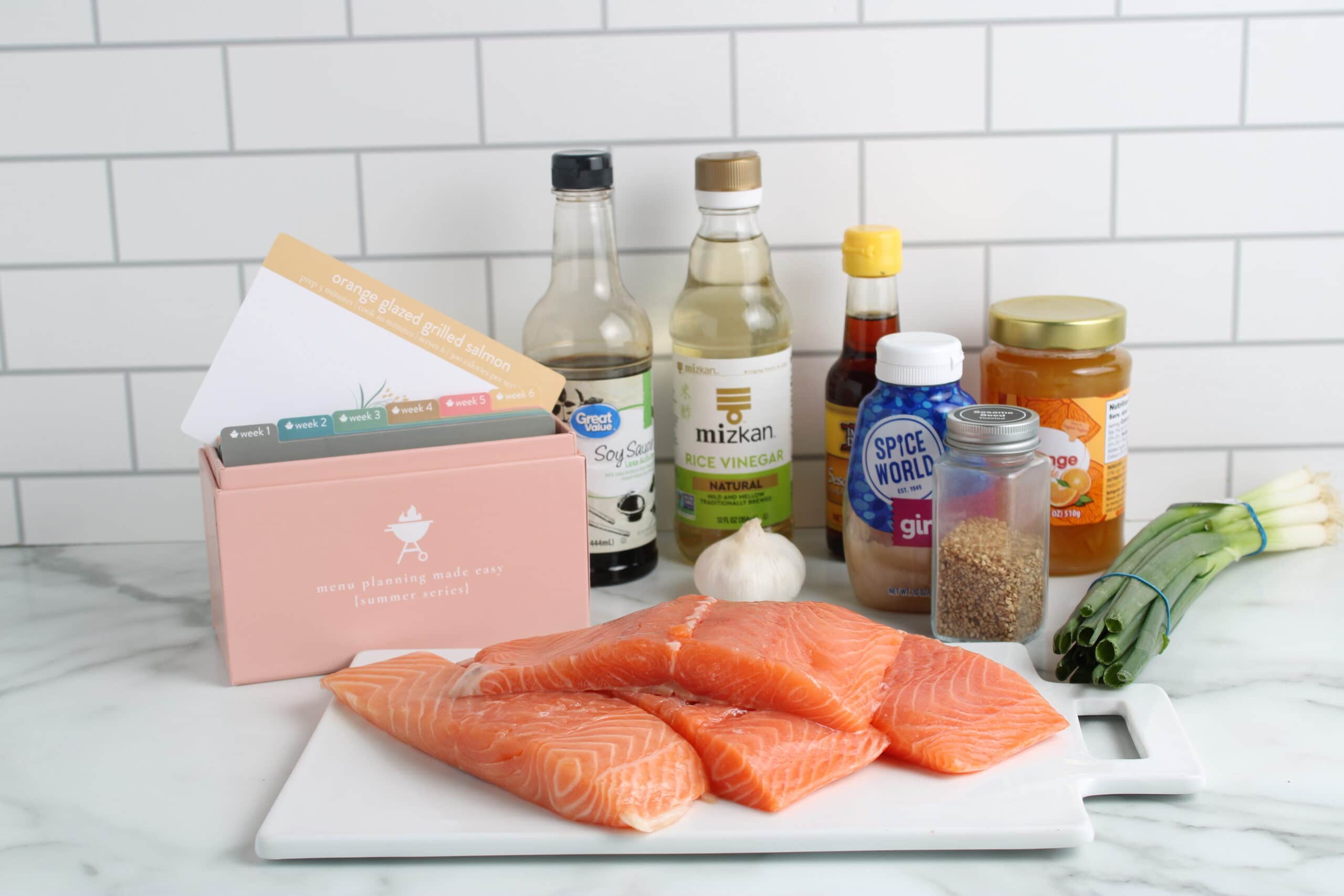 Orange Glazed Grilled Salmon Ingredients