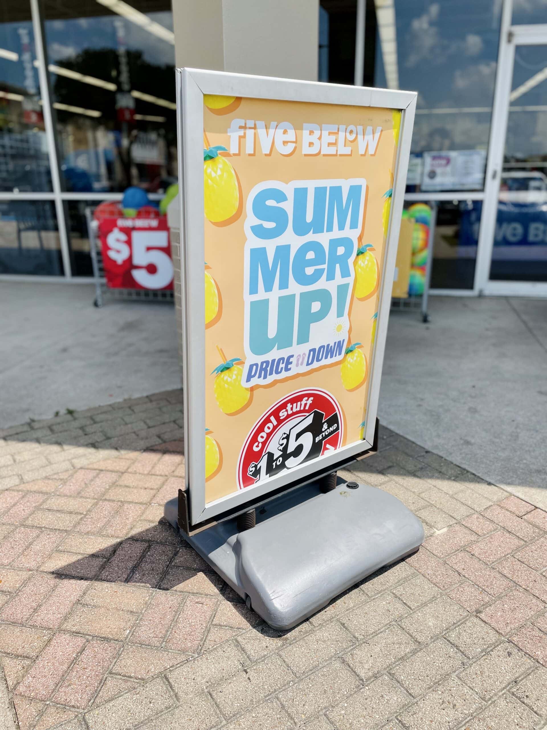 five below
