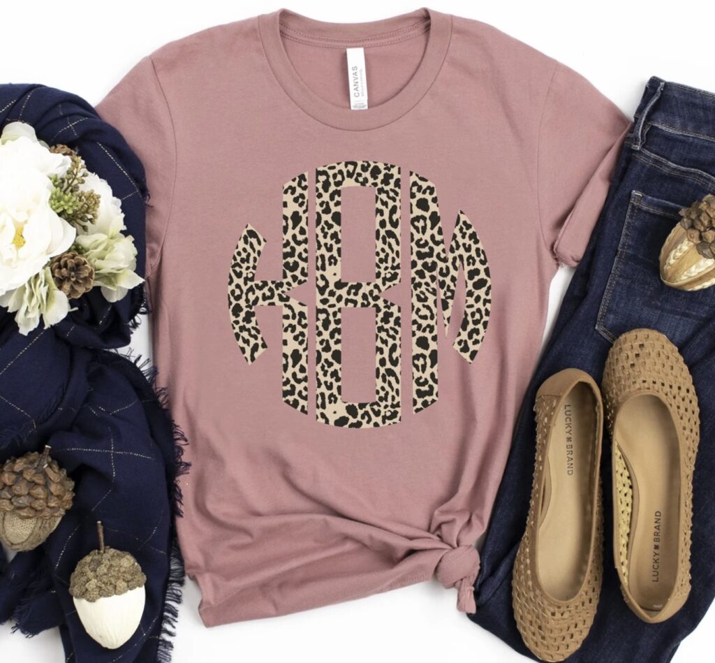 monogram tee