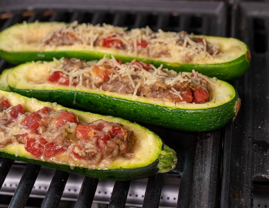 Sausage Stuffed Zucchini