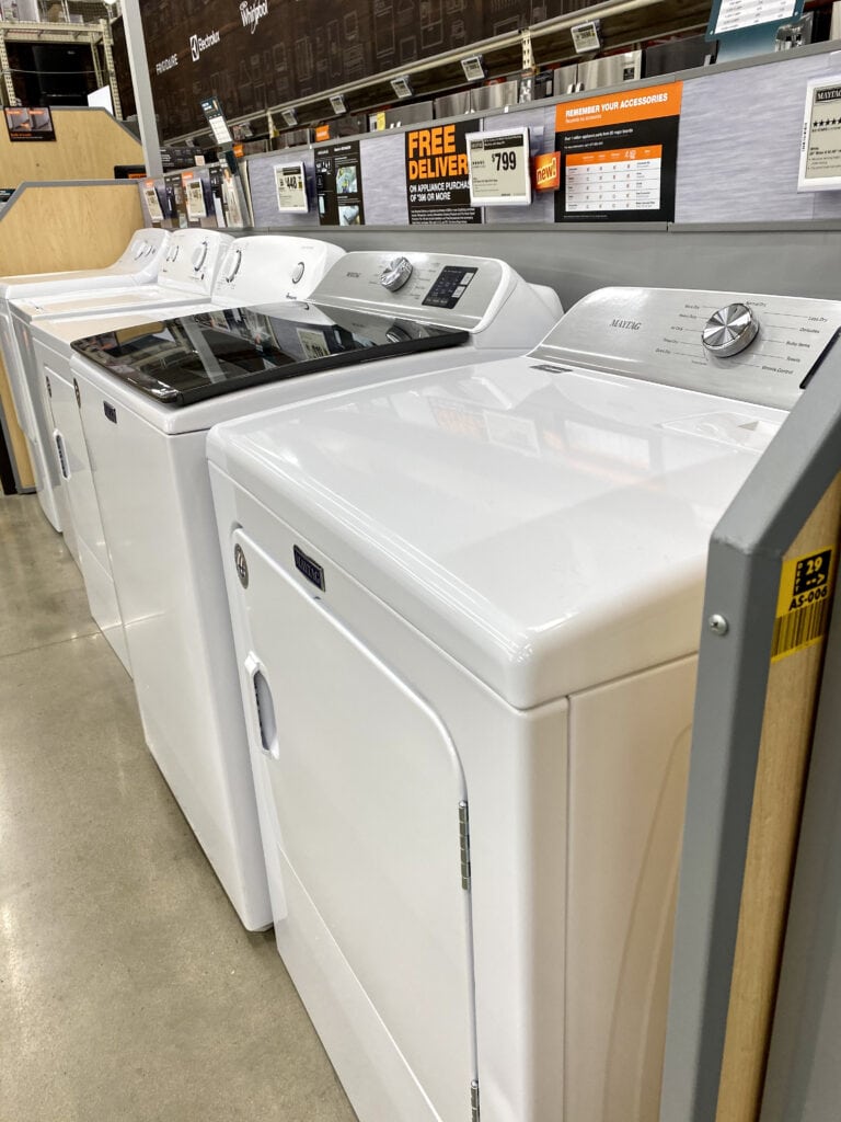 washer & dryer - scratch and dent appliances
