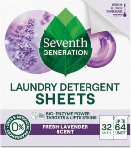 Seventh Generation Laundry Detergent Sheets