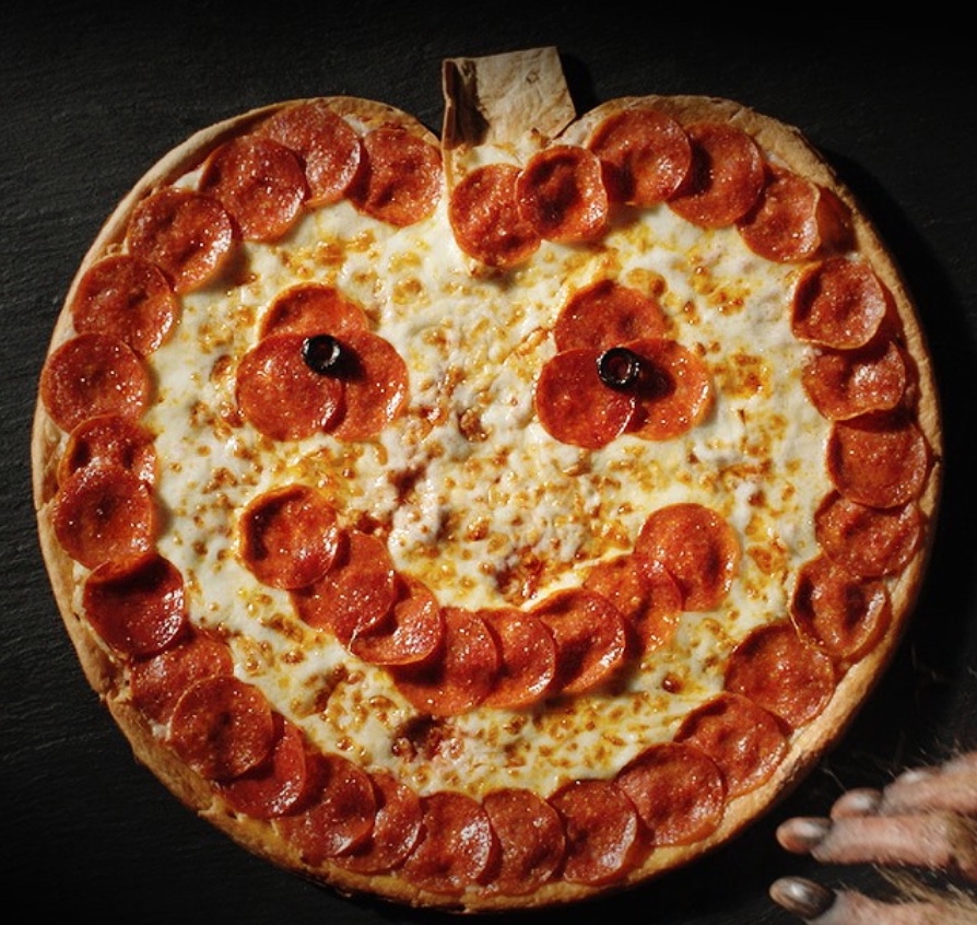 Jack o Lantern Pizza