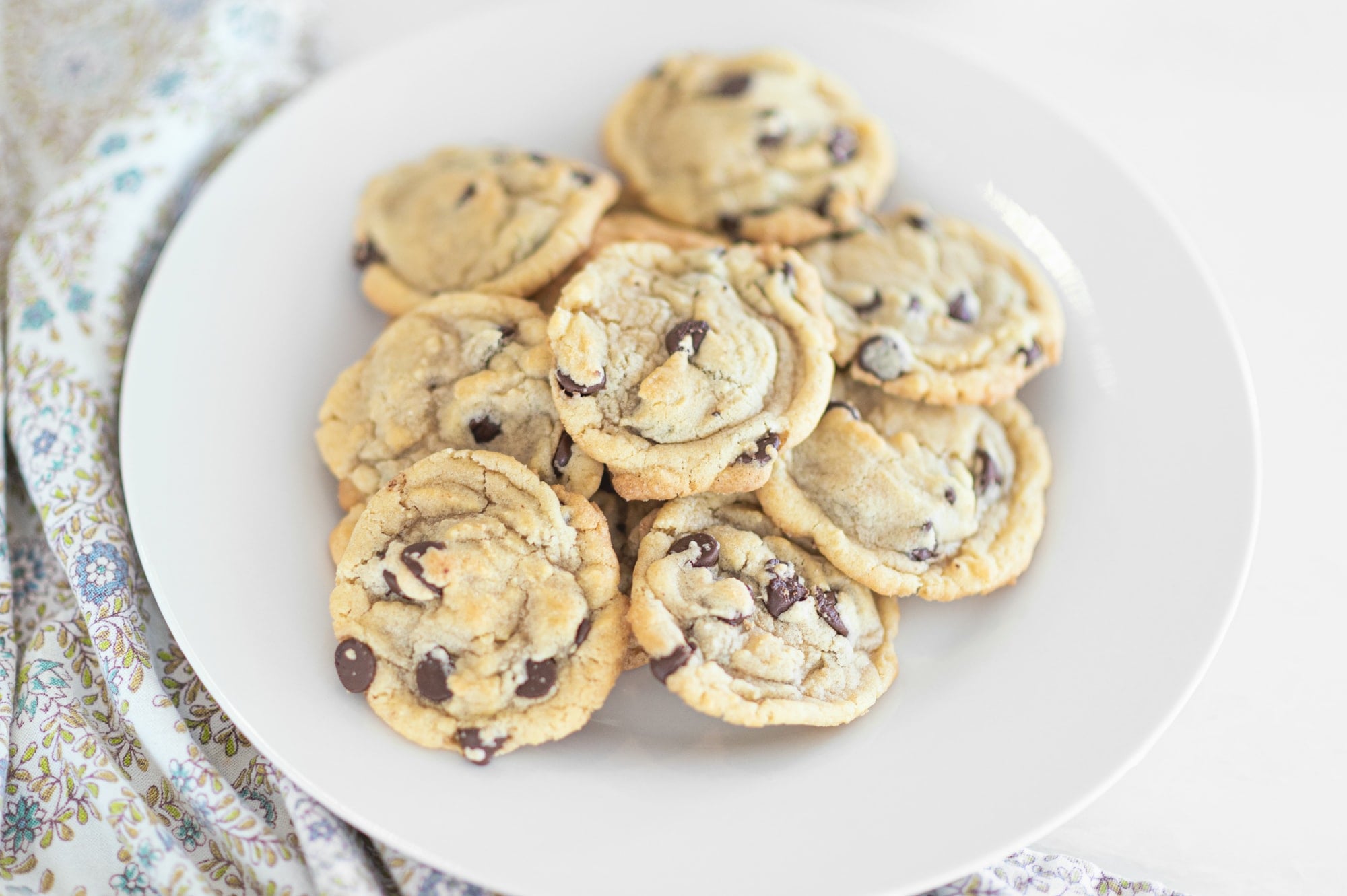 Chocolate chip cookies with shortening