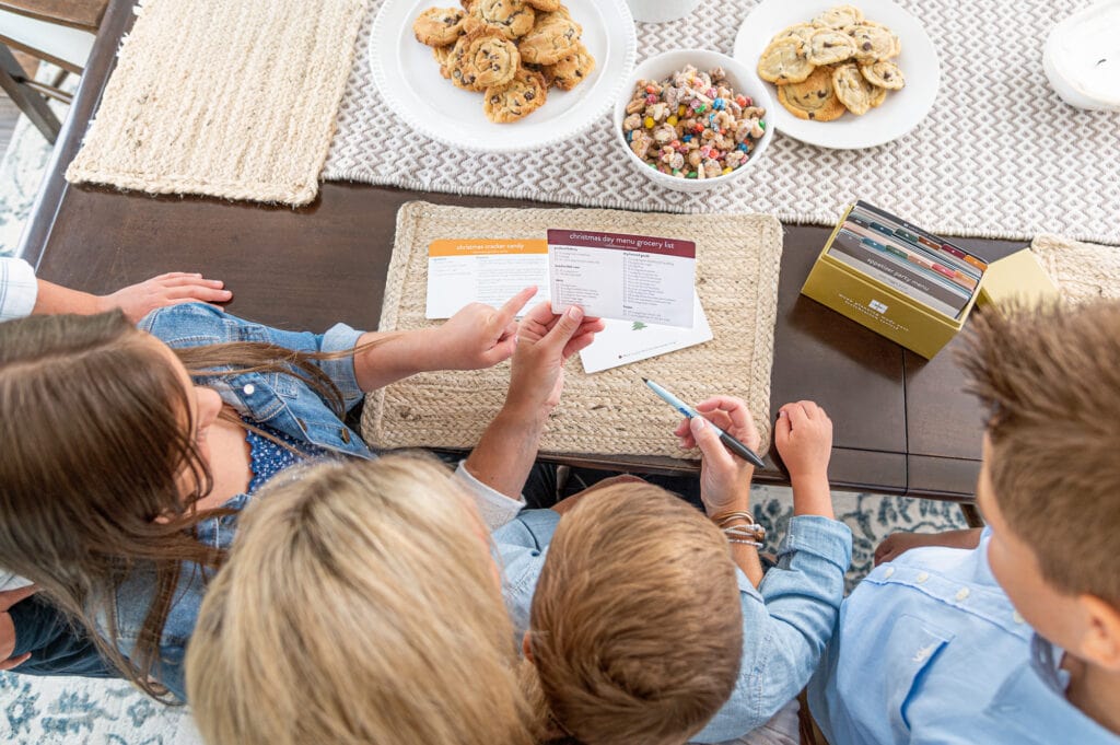 Celebration Menu Plan Christmas grocery list