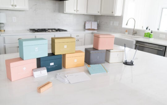 PPP Products on kitchen counter