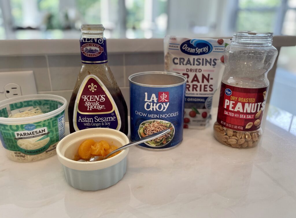 Asian Grilled Chicken Salad Ingredients 