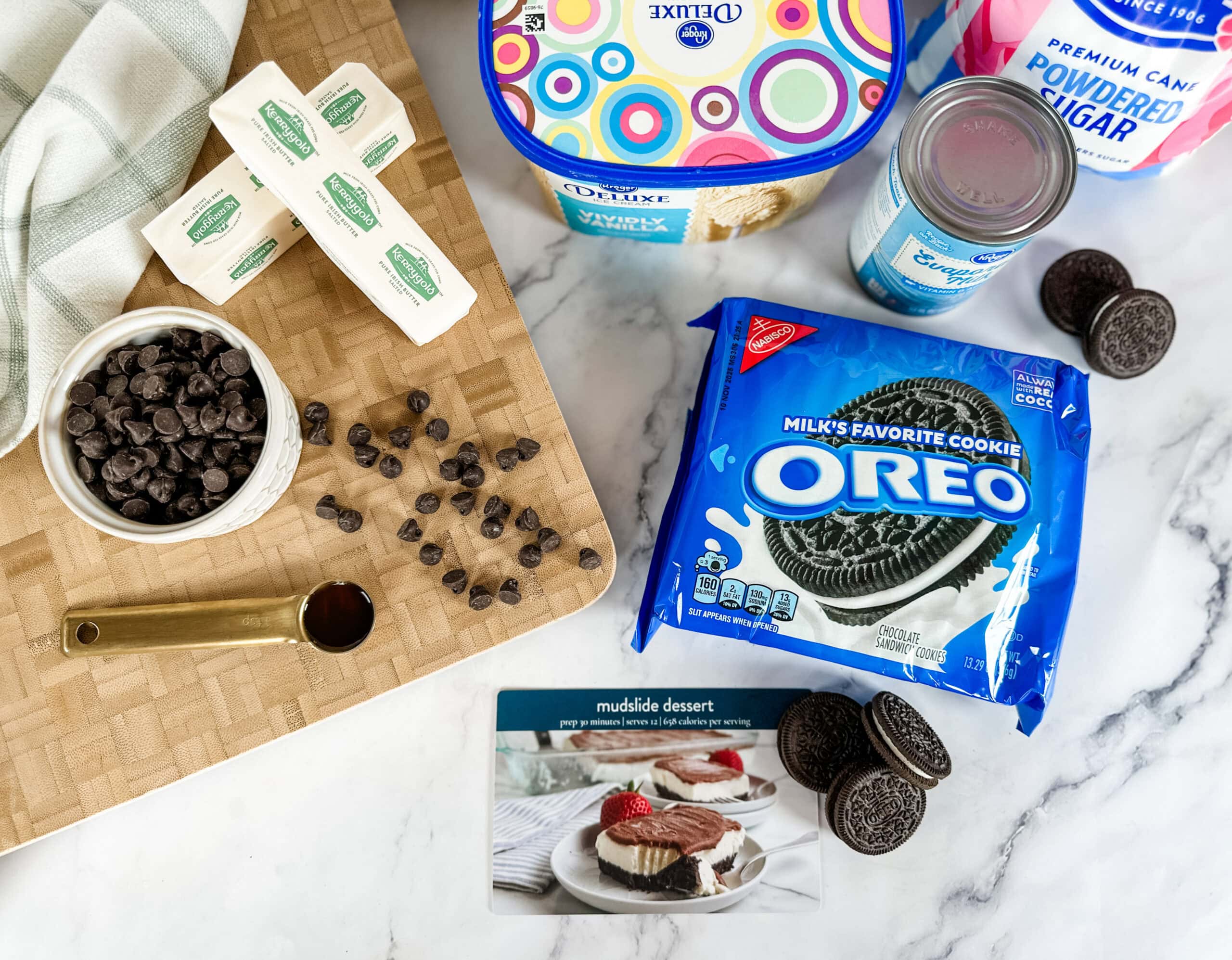 mudslide dessert ingredients