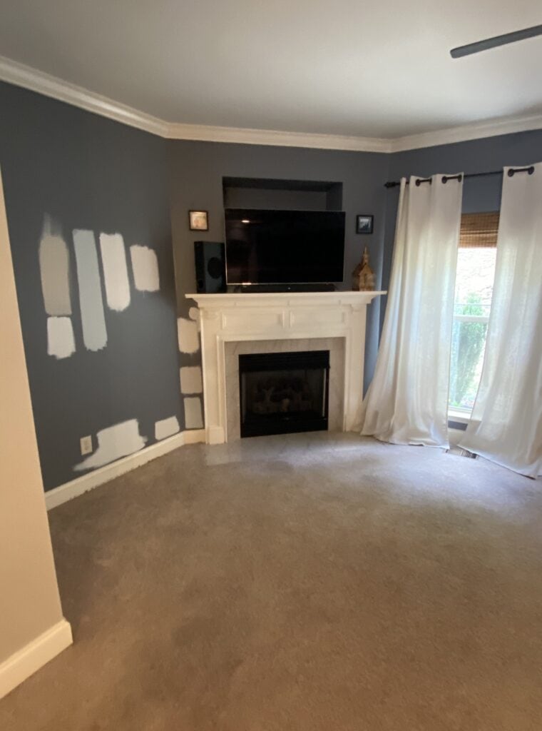 before painting 
