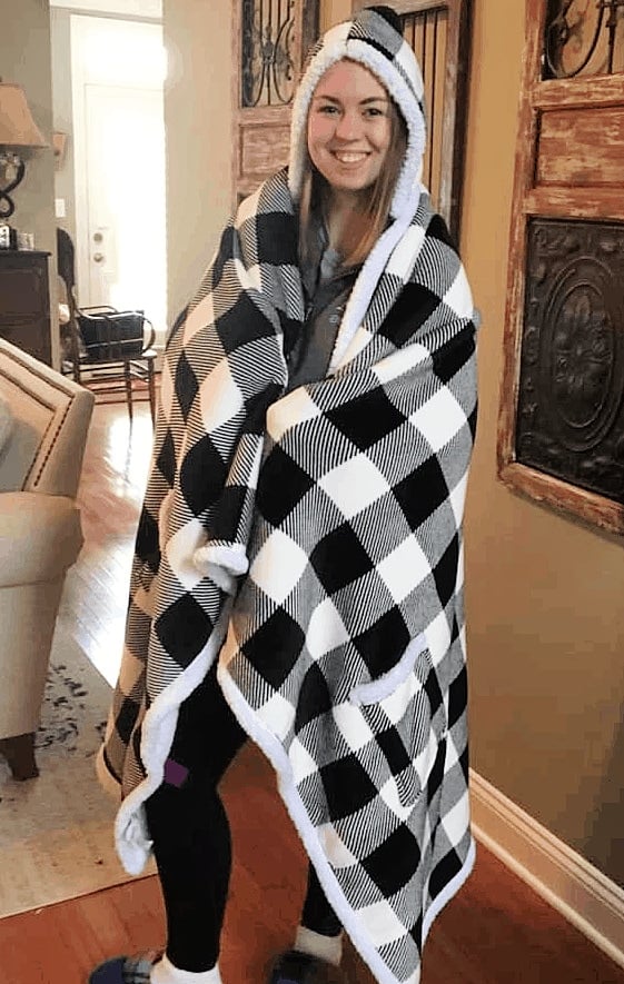 hooded blanket