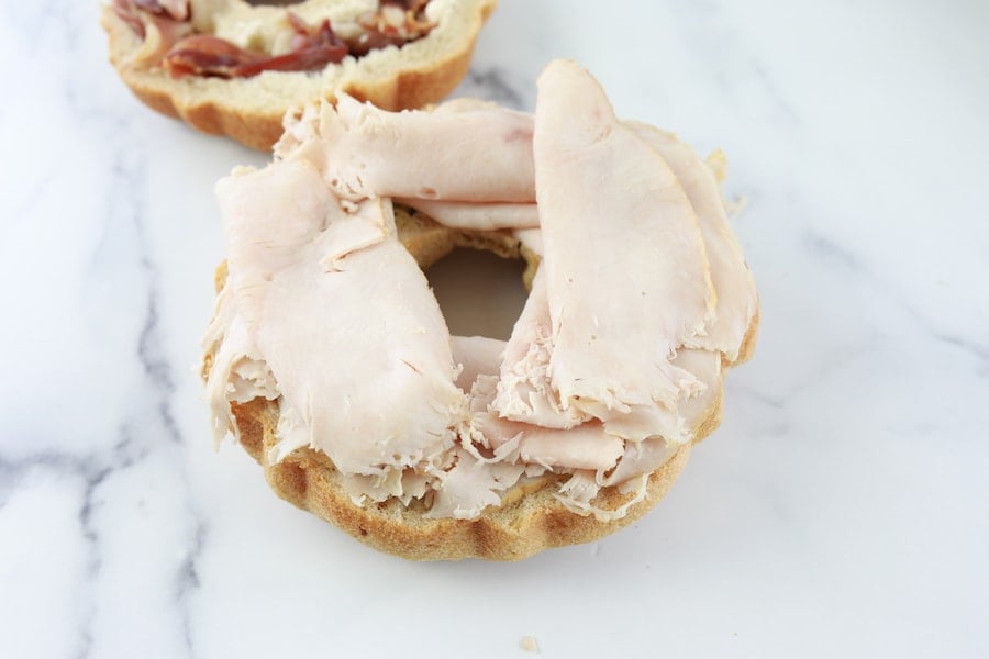 Turkey on Bundt-wich Sandwich
