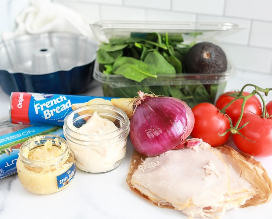 Ingredients for Party Sandwiches