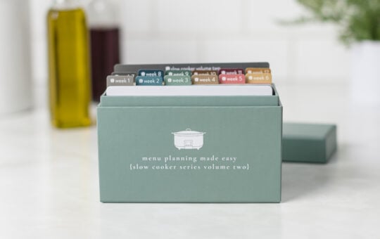 Slow cooker volume 2 box on kitchen counter