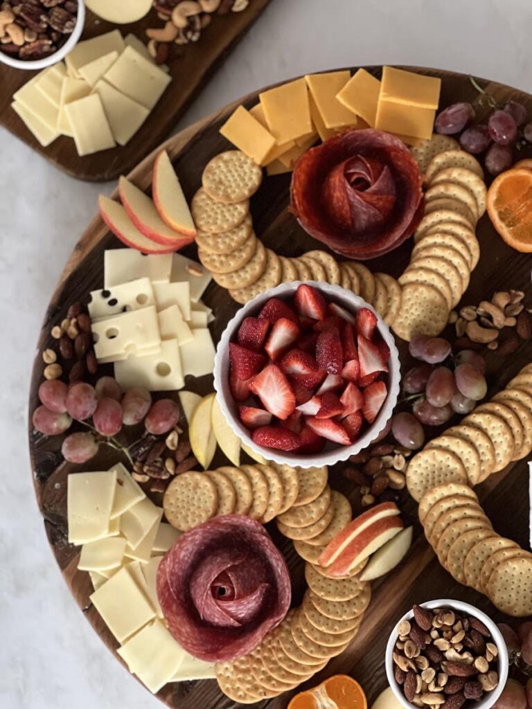 finished charcuterie board