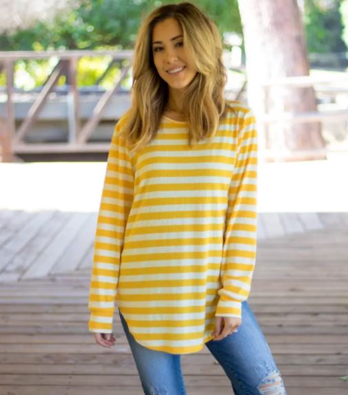gradie top yellow