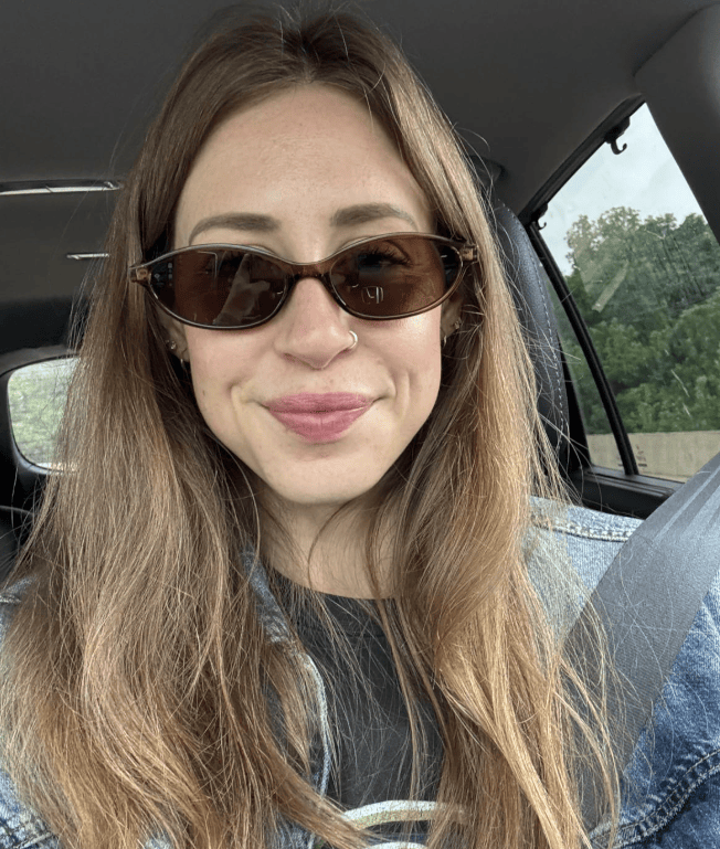 trendy oval sunglasses