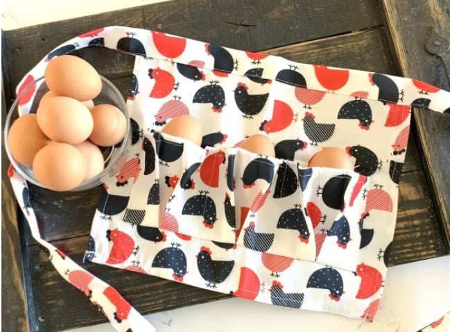 kids egg apron