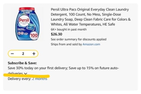 Persil Ultra Pacs Detergent