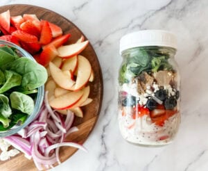 mason jar salads