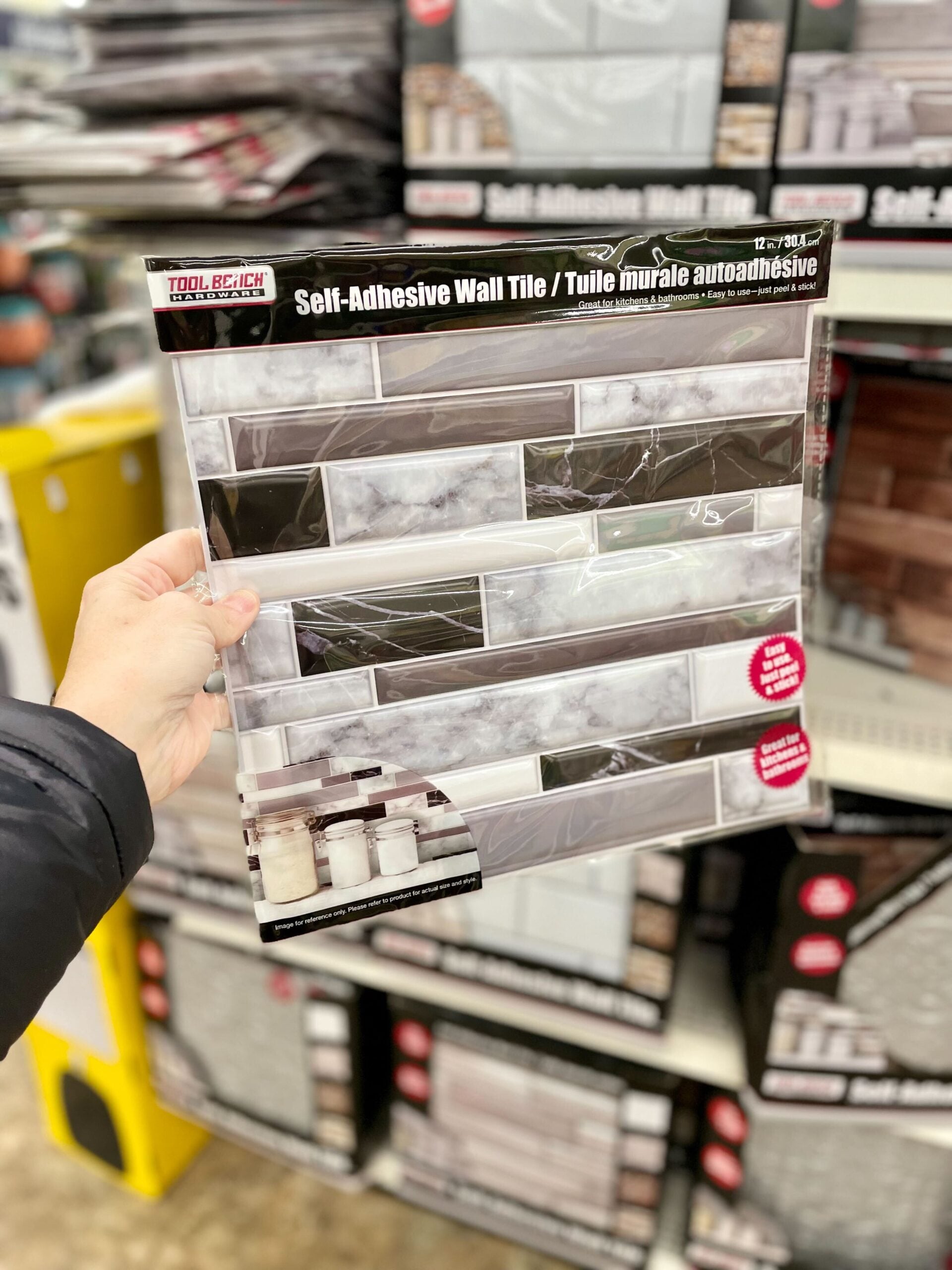 dollar tree wall tiles