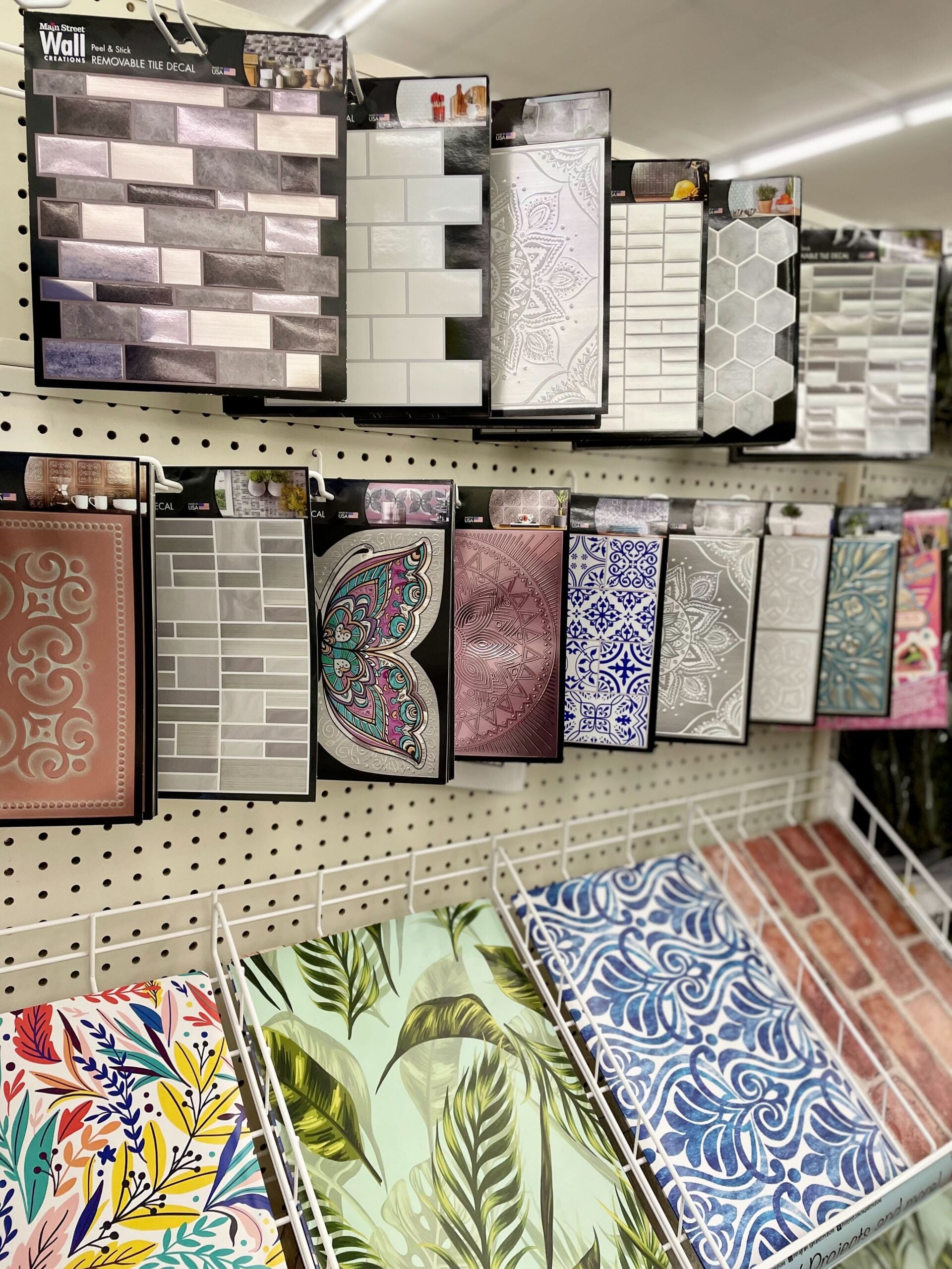 dollar tree wall tiles