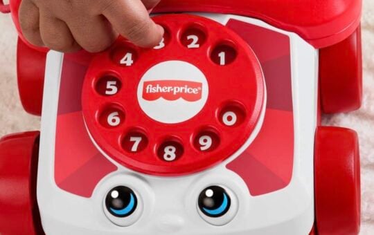 fisher-price red chatter phone