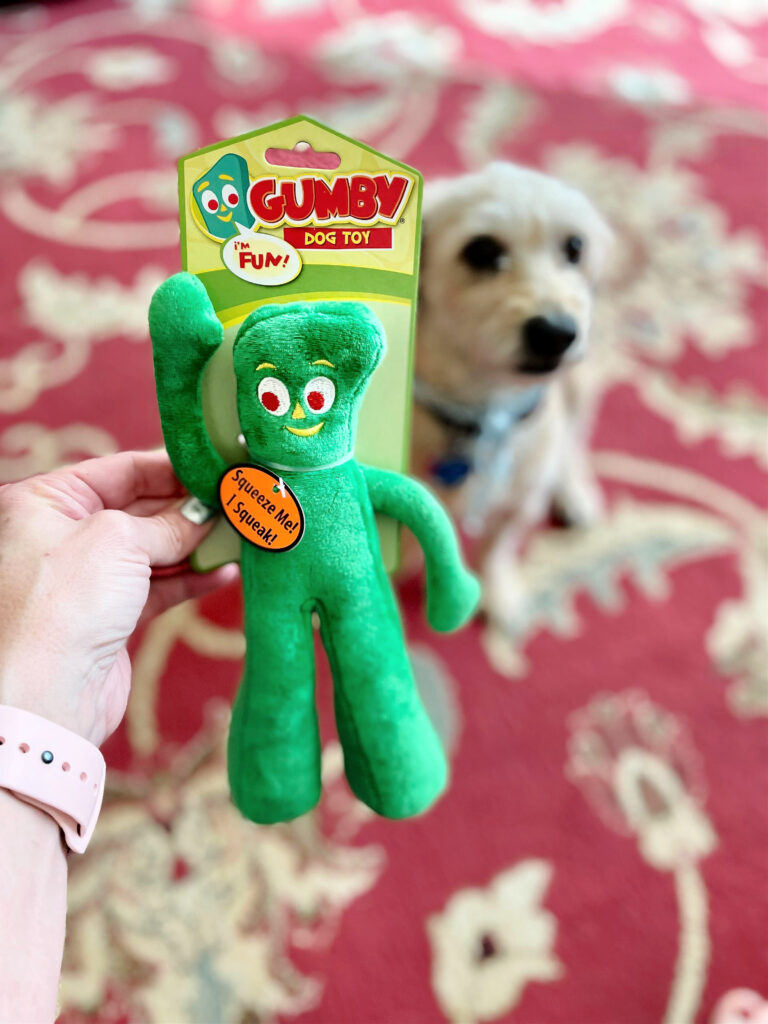gumby dog toy