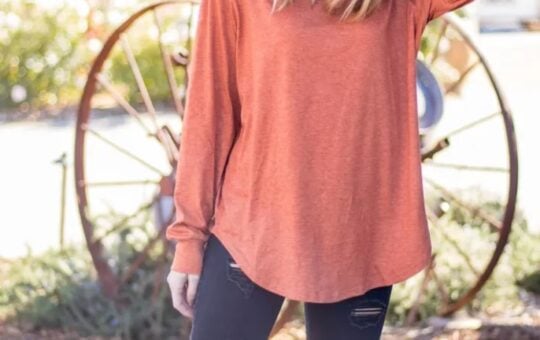 solid mia top clay color