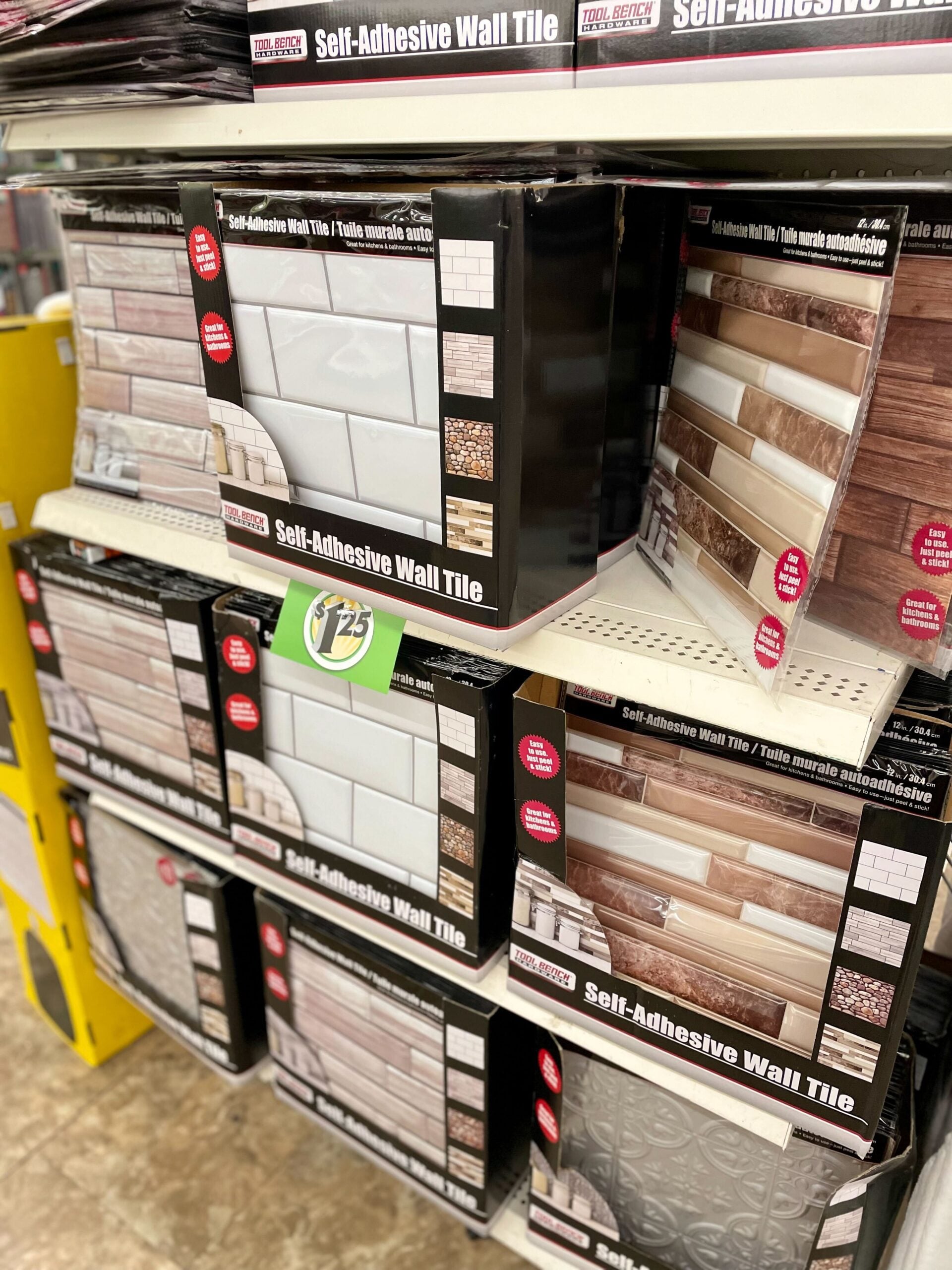 dollar tree wall tiles