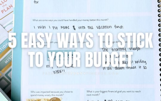 5 Easy Ways To Stick To Your Budget PPP