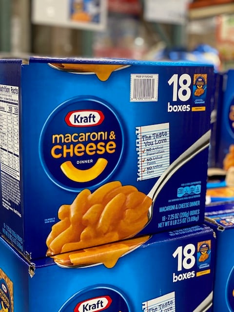 kraft macaroni & cheese pouches