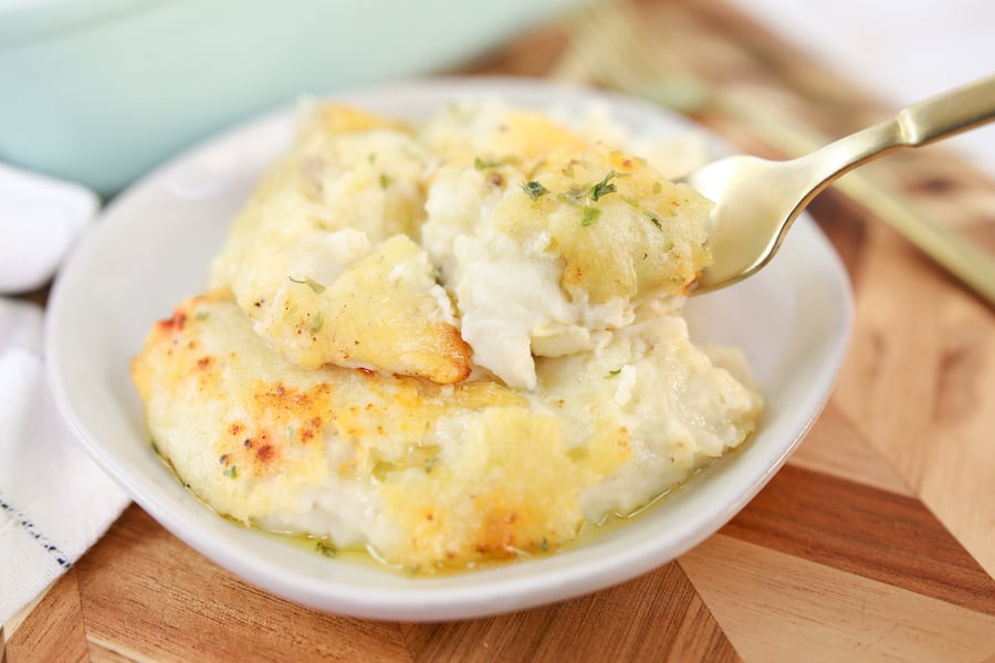 Make Ahead Mashed Potato Casserole