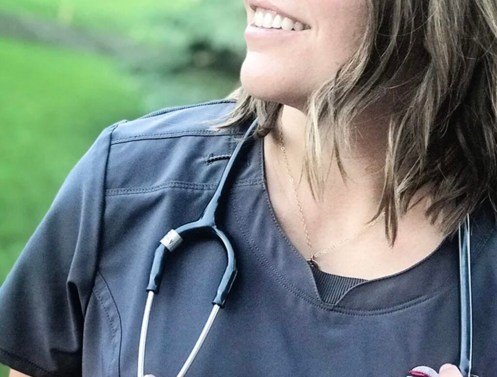 personalized stethoscope charm