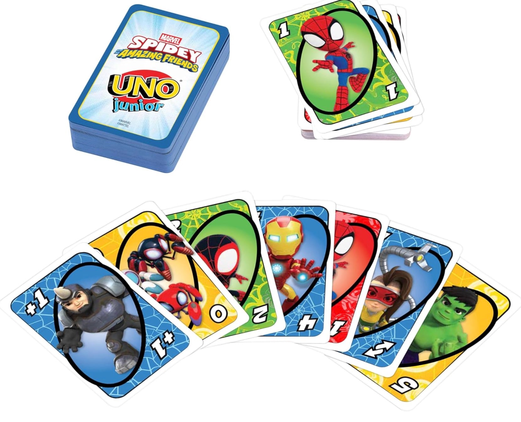uno junior marvel spiderman