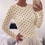 BTFBM Polka Dot Top