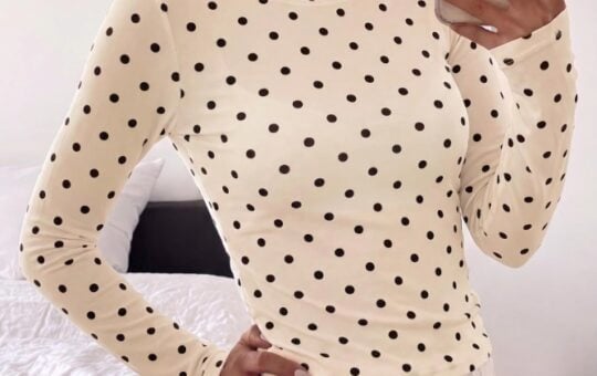 BTFBM Polka Dot Top