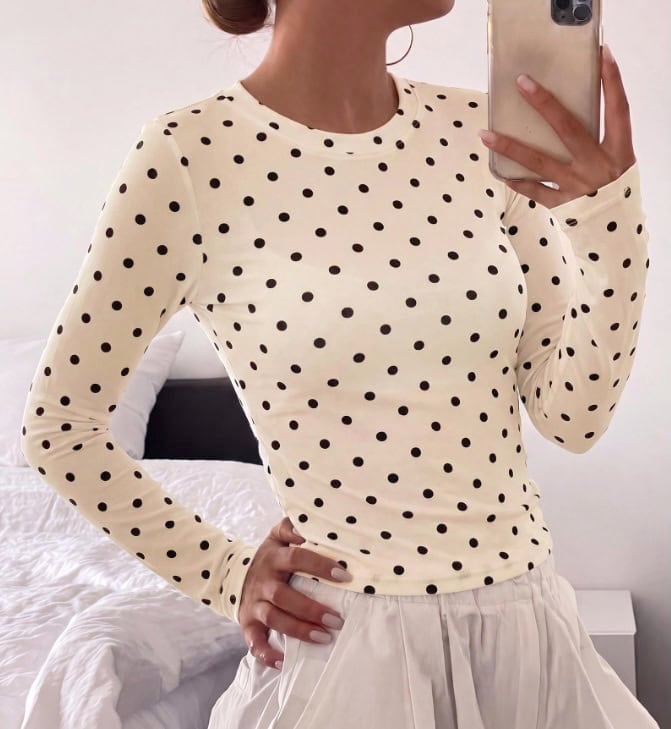 BTFBM Polka Dot Top