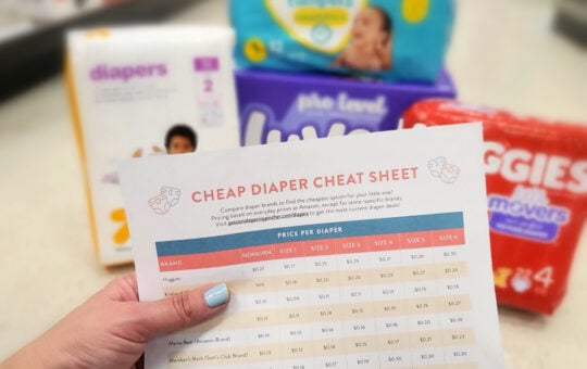 diaper cheat sheet