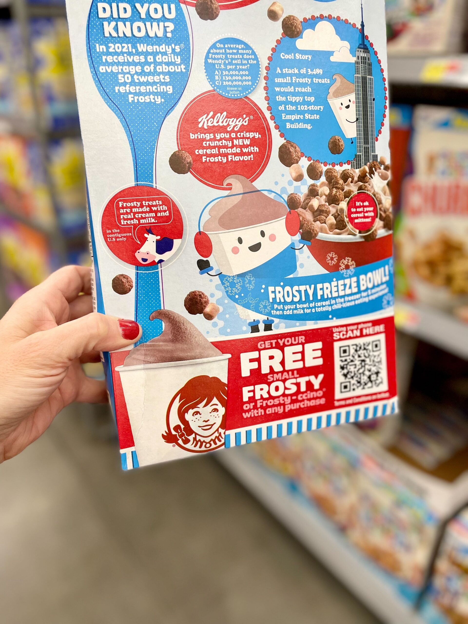 wendy's frosty cereal