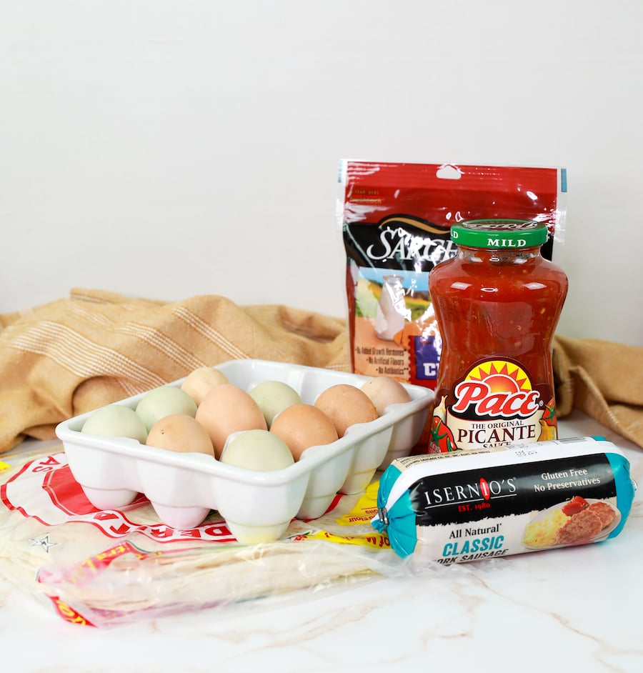 breakfast burrito ingredients