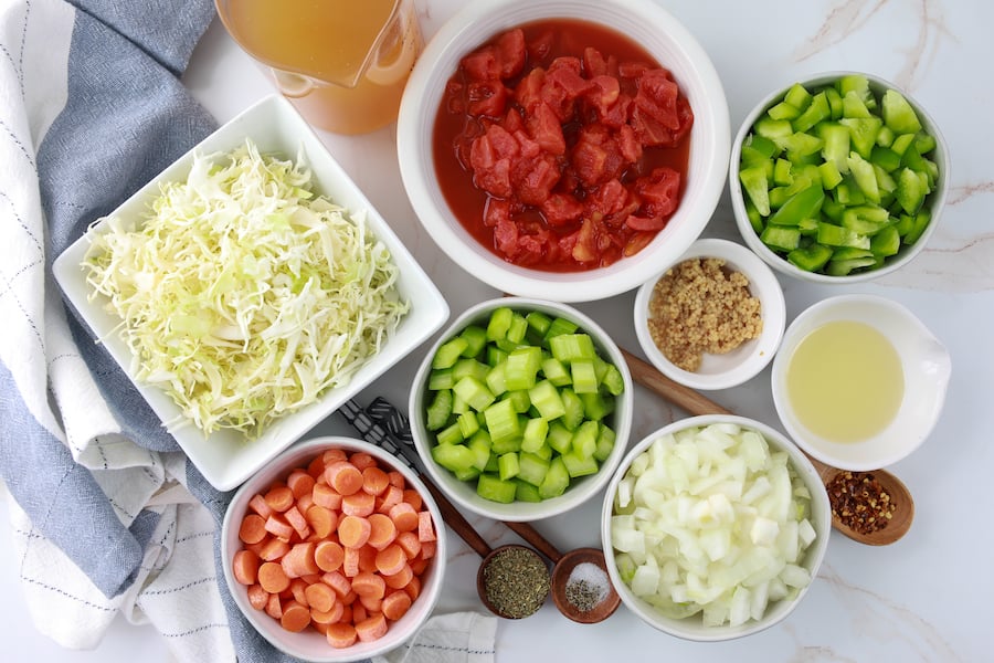 crockpot cabbage soup ingredients